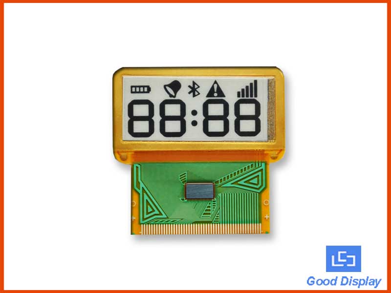 柔性可彎折可定制4位8字電子紙顯示屏 GDEB0120