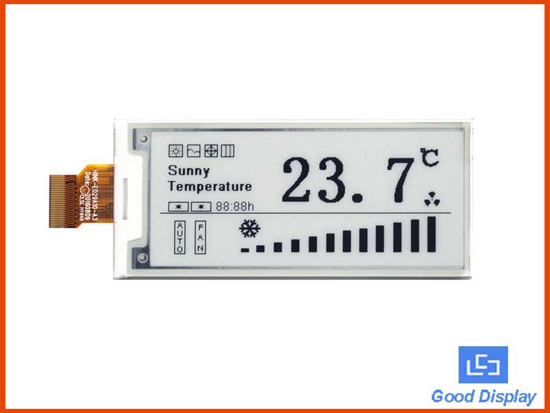 2.9寸超低溫電子紙顯示屏/低溫電子墨水屏