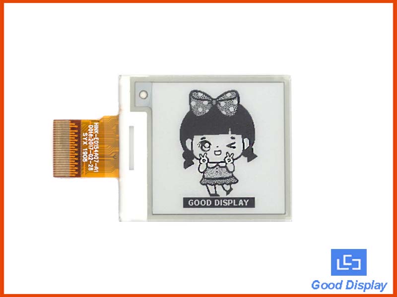 1.54寸黑白單色電子紙顯示屏 200x200分辨率電子墨水屏 GDEH0154D67